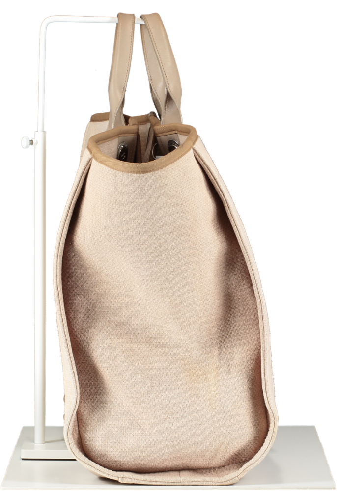 Chanel Beige Deauville Extra Large Tote Bag - Rare