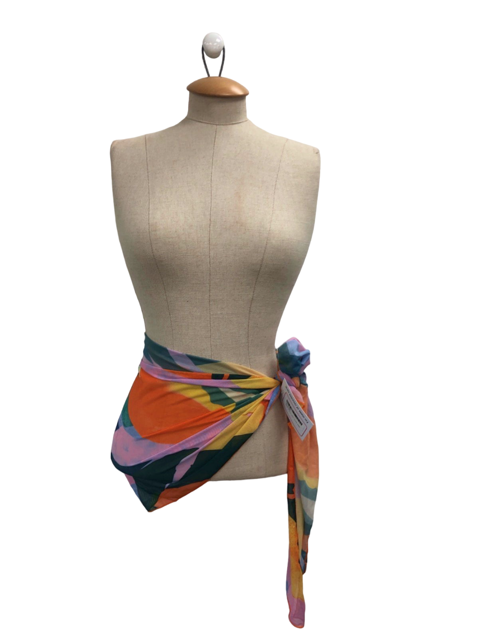 Multicolour Sheer Sarong UK M