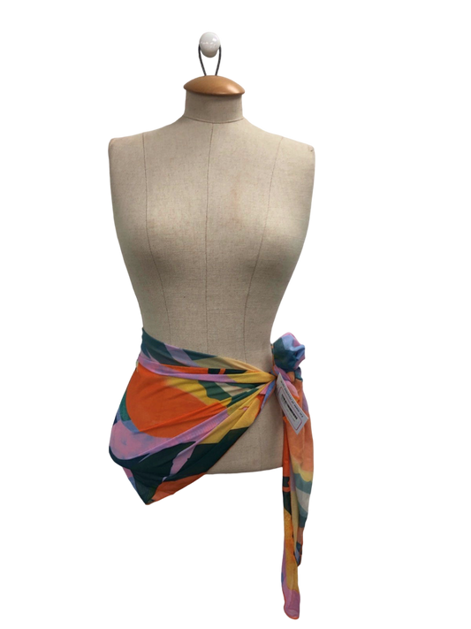 Multicolour Sheer Sarong UK M