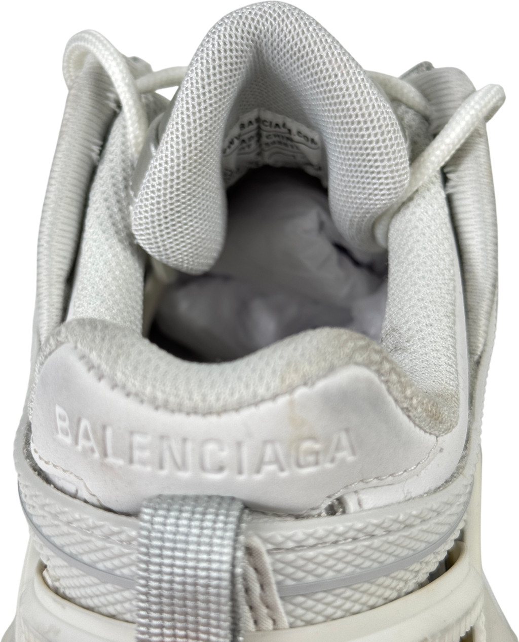 BALENCIAGA Track 2.0 White / Grey Trainers UK 3 EU 36 👠