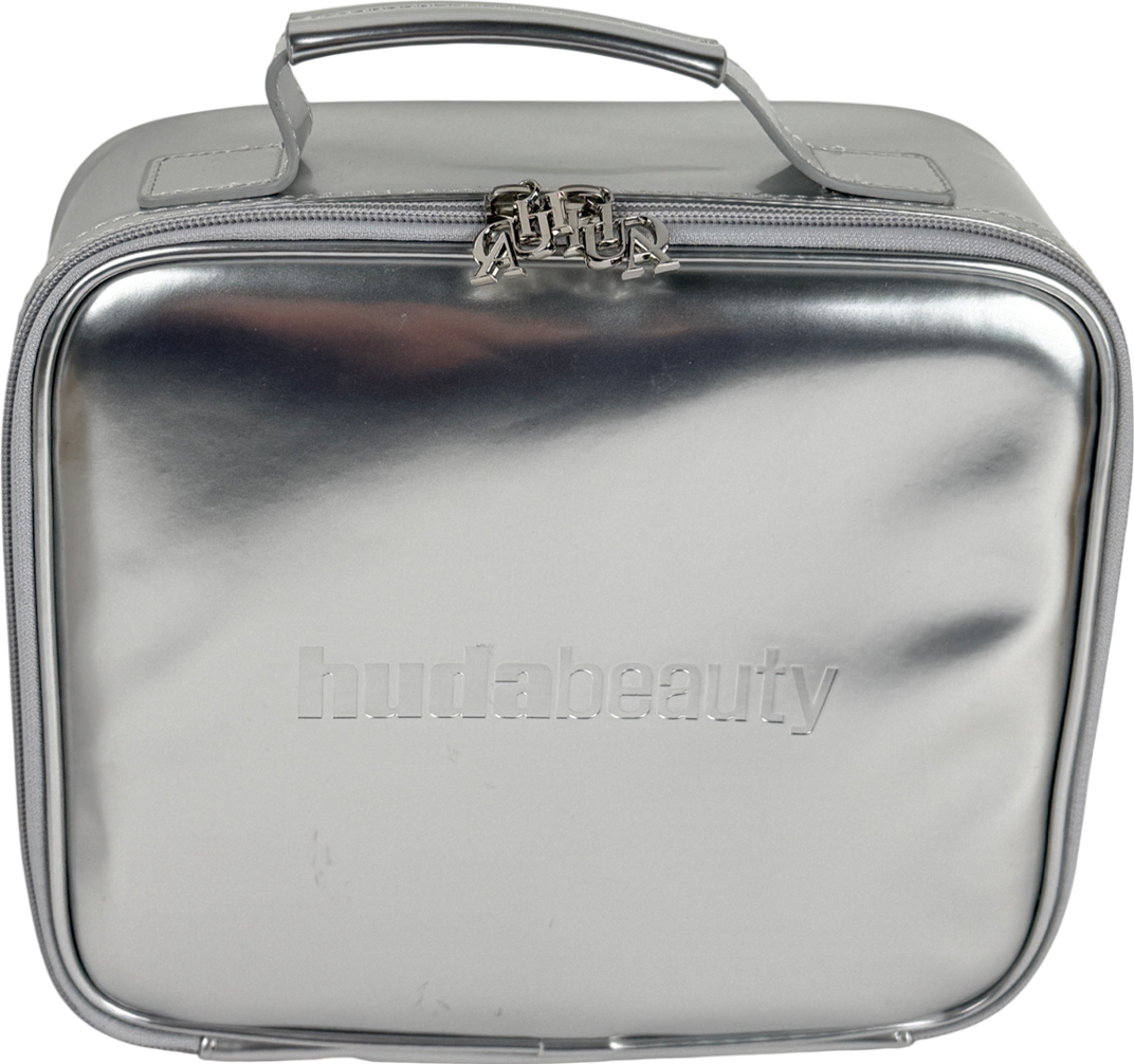 Huda Beauty Metallic Beauty Large Vanity Bag One Size