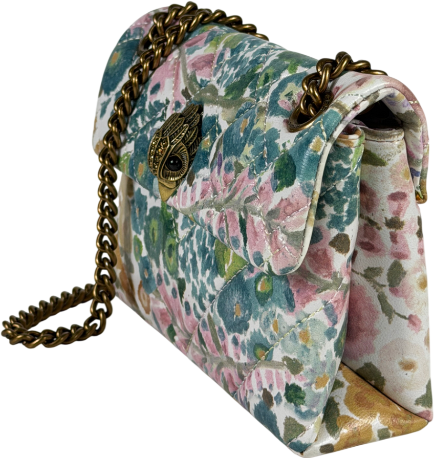 KURT GEIGER Multicoloured Floral Couture Mini Kensington Bag