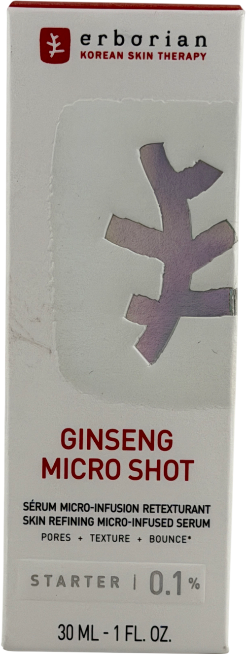 Erborian Ginseng Micro Shot Starter 0.1% Serum 30ml