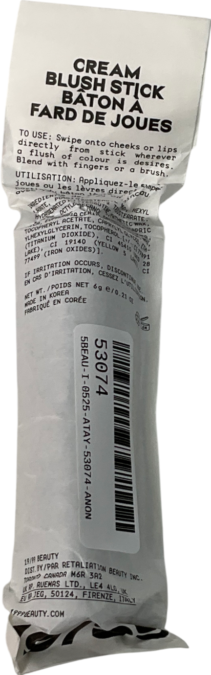 1999beauty Cream Blush Stick Tuti 6g