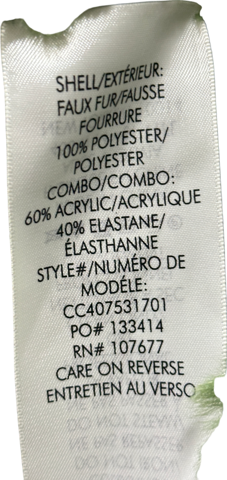 Alice + Olivia Green Faux Fur Jacket UK S