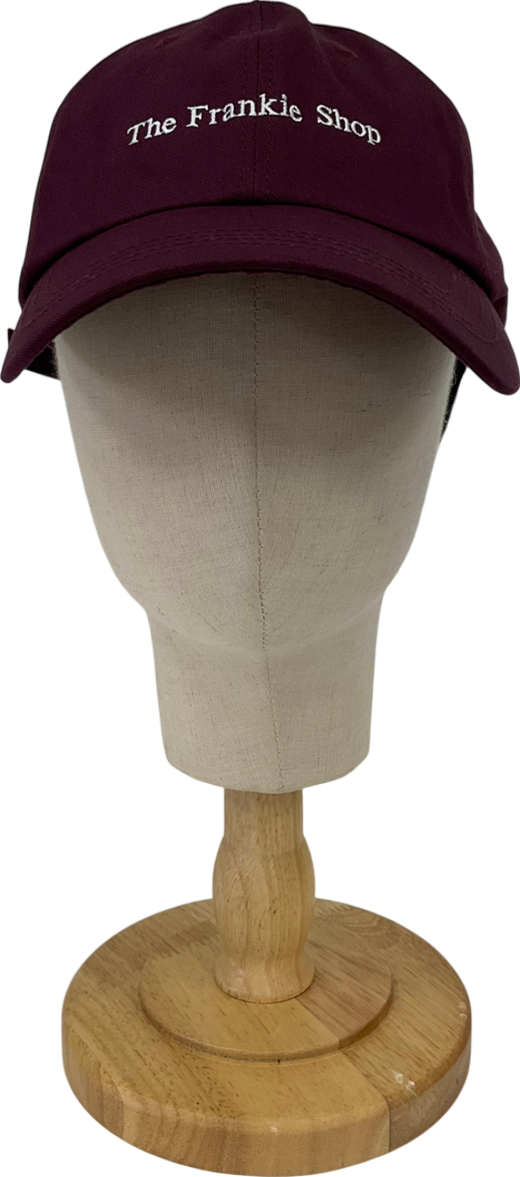the frankie shop Red Burgundy Cap One Size