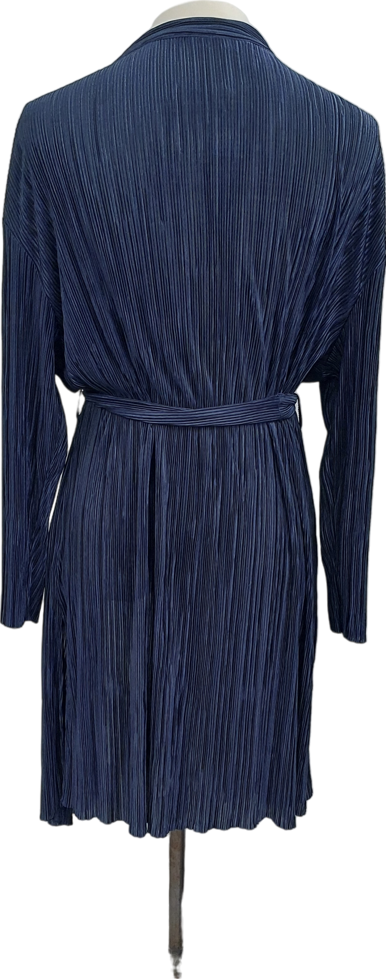 Evans Blue Pleated Jacket UK 22