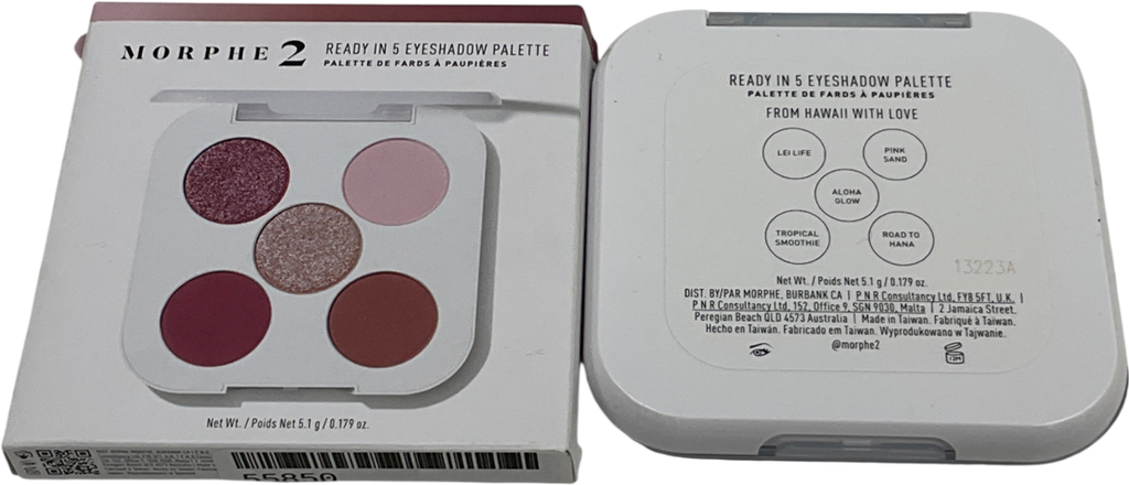 Morphe 2 Ready In 5 Eyeshadow Palette 5.11g