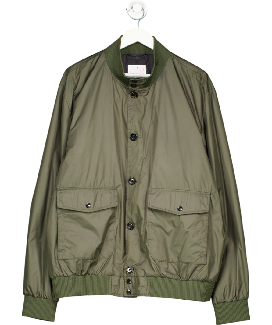 BOSS Green Water Repellent Button Up Travel Bomber Jacket UK XXL