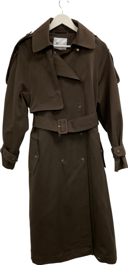 Next Brown Premium Trench Coat UK 10