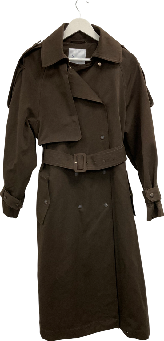 Next Brown Premium Trench Coat UK 10