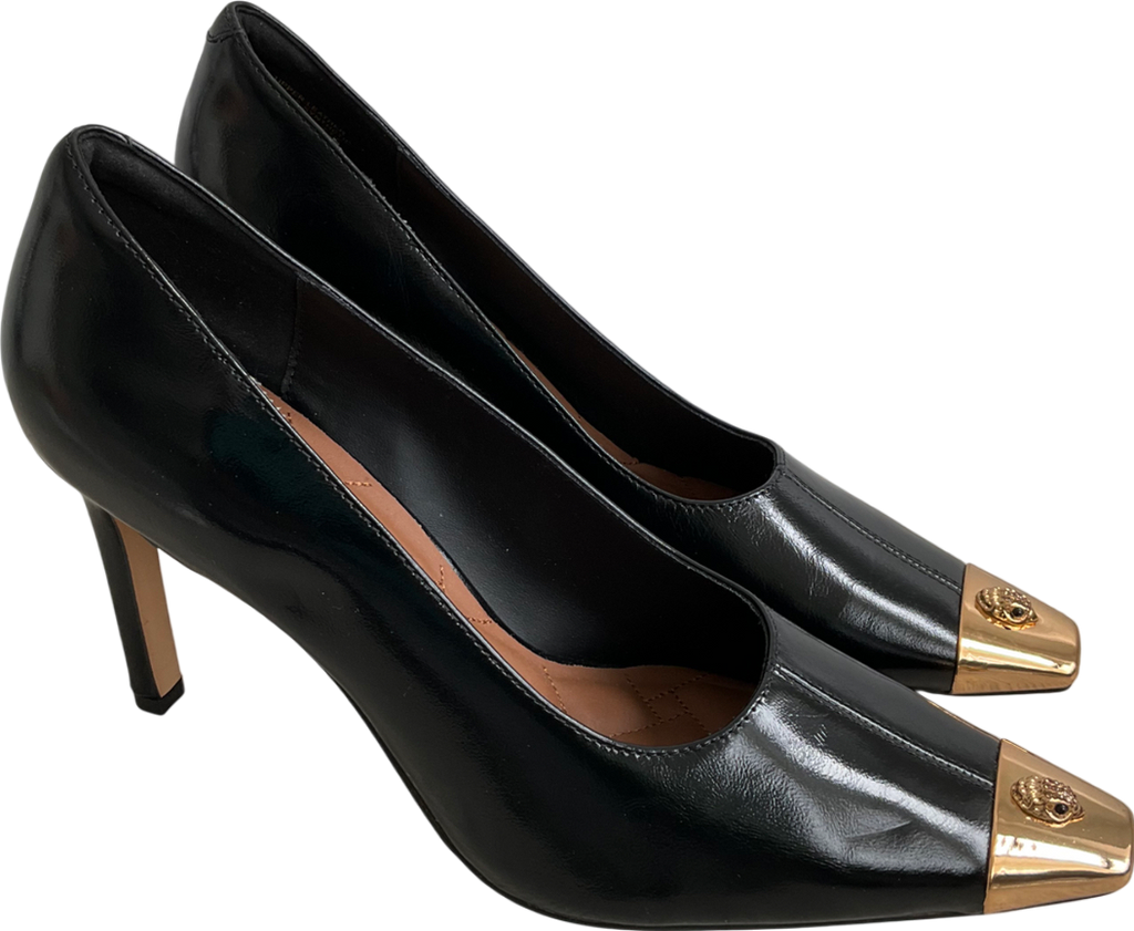 Kurt Geiger Black Regent Court Heel UK 8 EU 41 👠