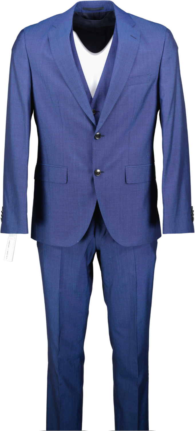 hugo boss Blue Three Piece Slim Fit Suit UK M