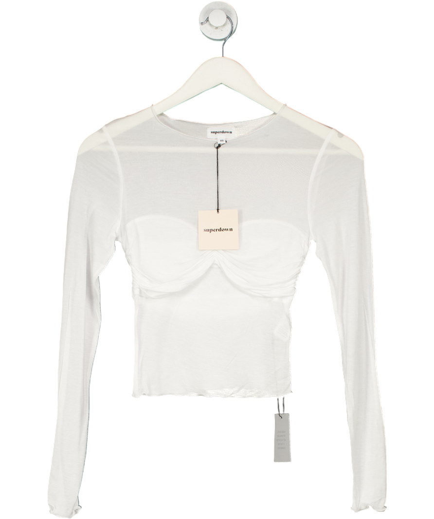 Superdown White Oliana Top UK XS
