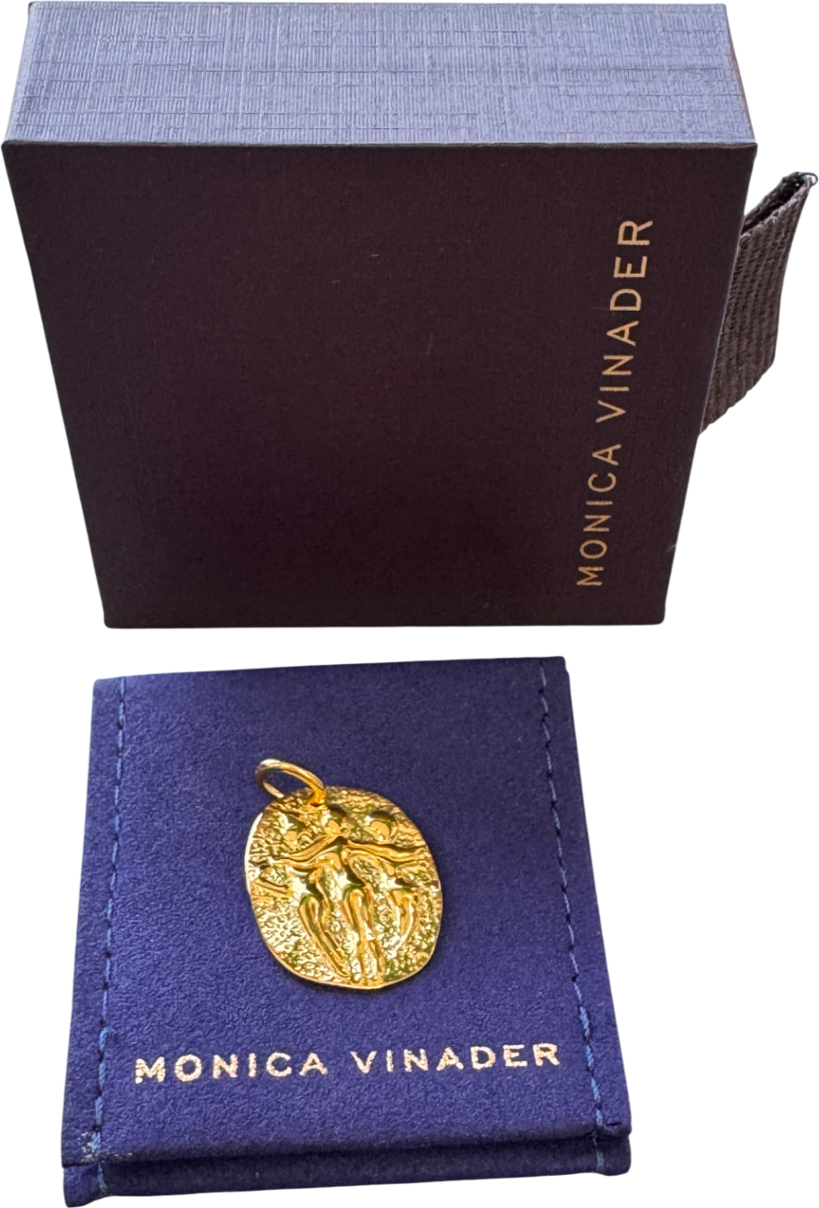 MONICA VINADER Sisterhood Pendant 18k Yellow Gold Vermeil