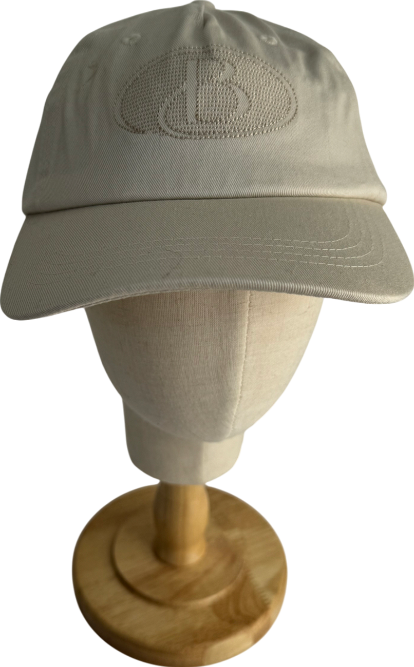 Bo & Tee Cream Baseball Cap In Washed One Size