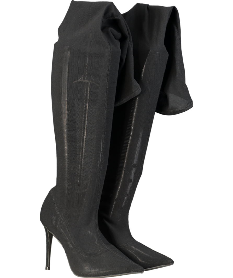 Carvela Black Vixen Over The Knee Boot UK 6 EU 39 👠