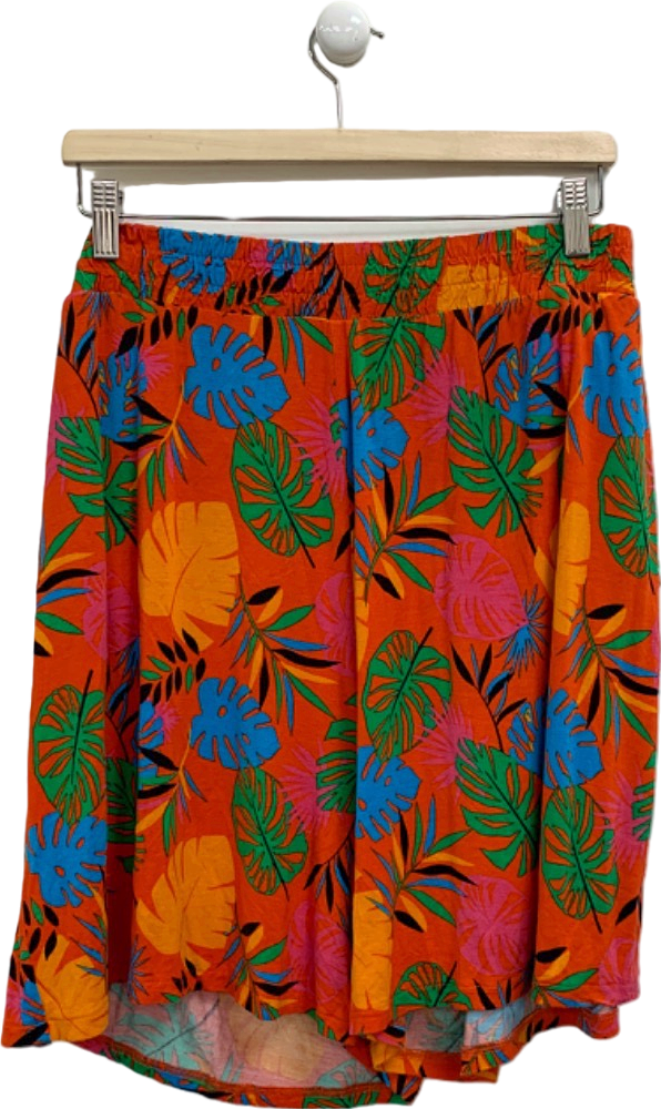 Tu Multi-Colour Tropical Print Elasticated Waist Shorts UK 22