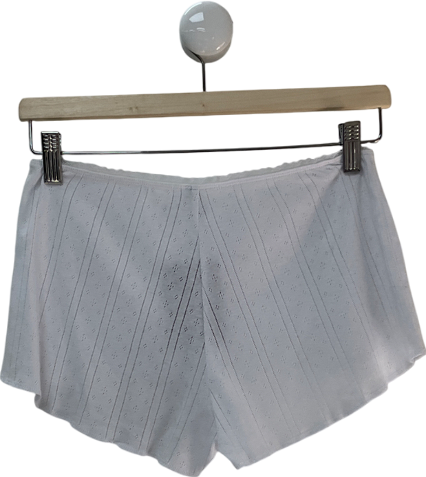 COU COU Intimates White The Pointelle Short UK M