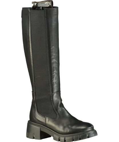 Russell & Bromley Black City Hi Round Toe Chelsea Boots UK 5 EU 38 👠