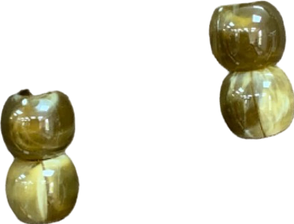 Mango Brown Linen Trousers UK L