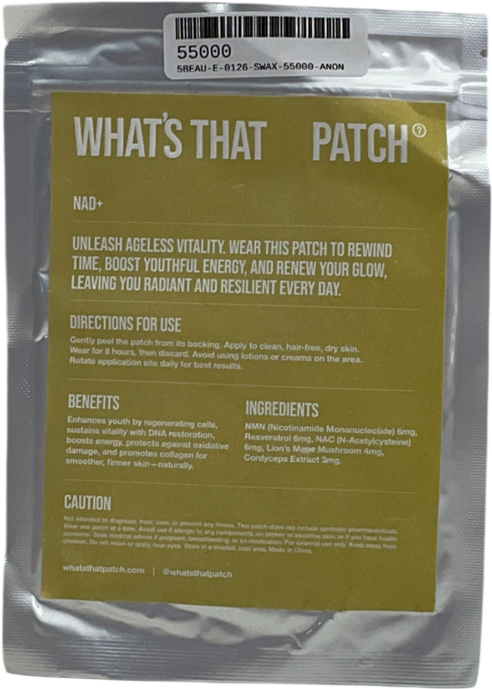 whatsthepatch Nad+ Longevity Patches One size