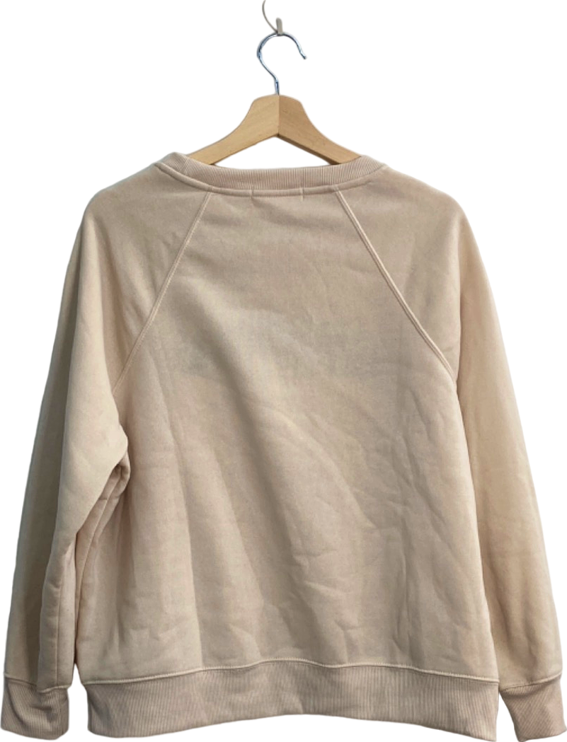 No Comment Beige Nashville Sweatshirt UK Medium