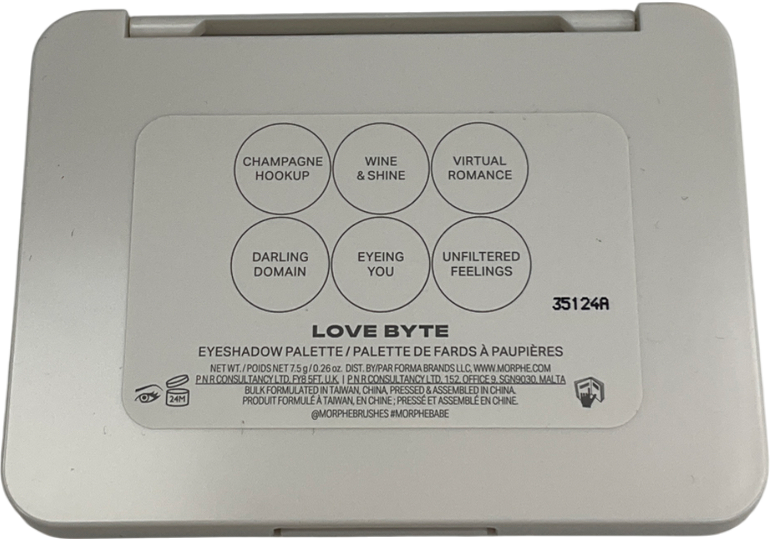 Morphe Eyeshadow Palette Love Byte 7.5 g