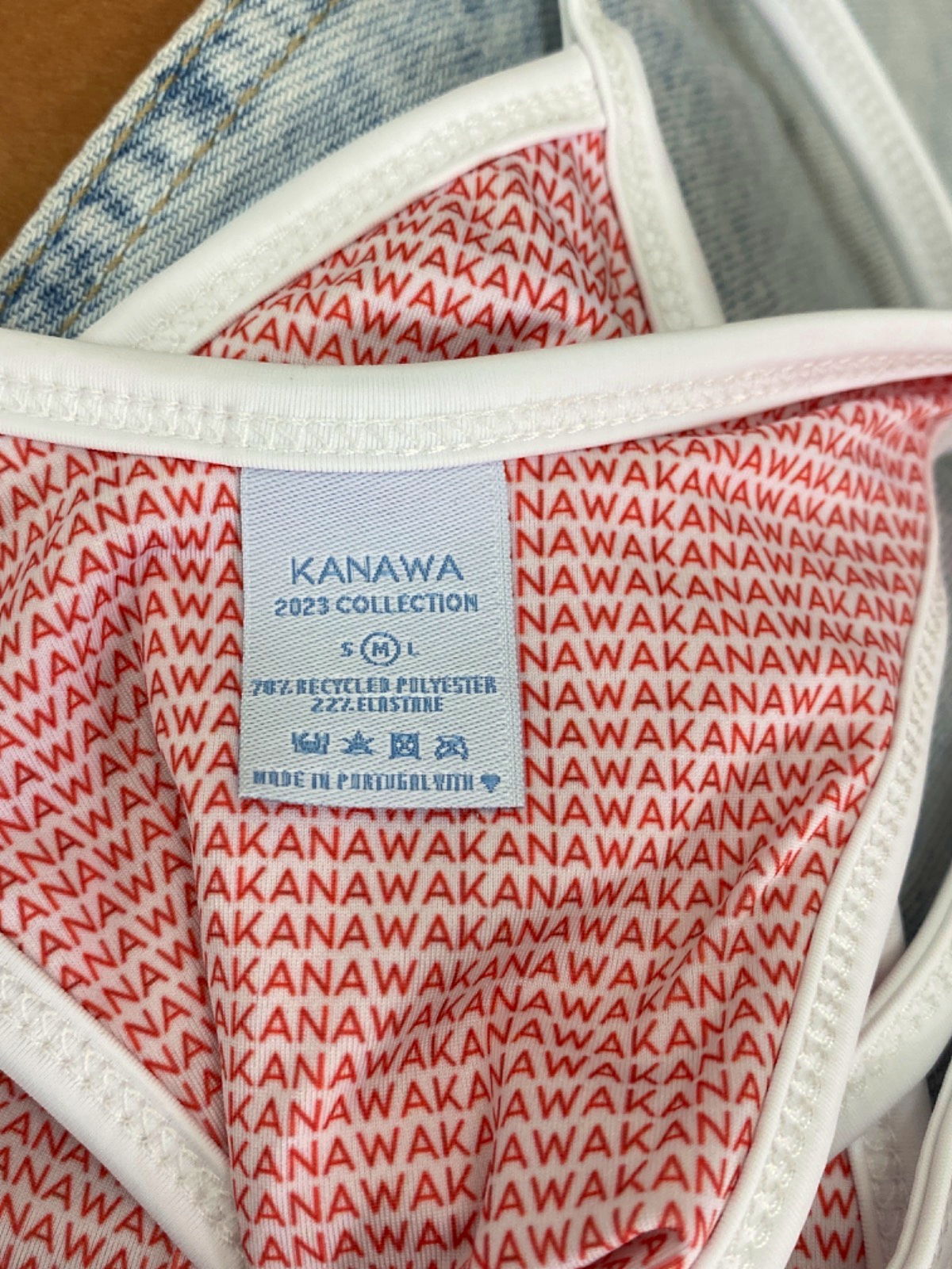 Kanawa White & Red Bikini Set UK S/M
