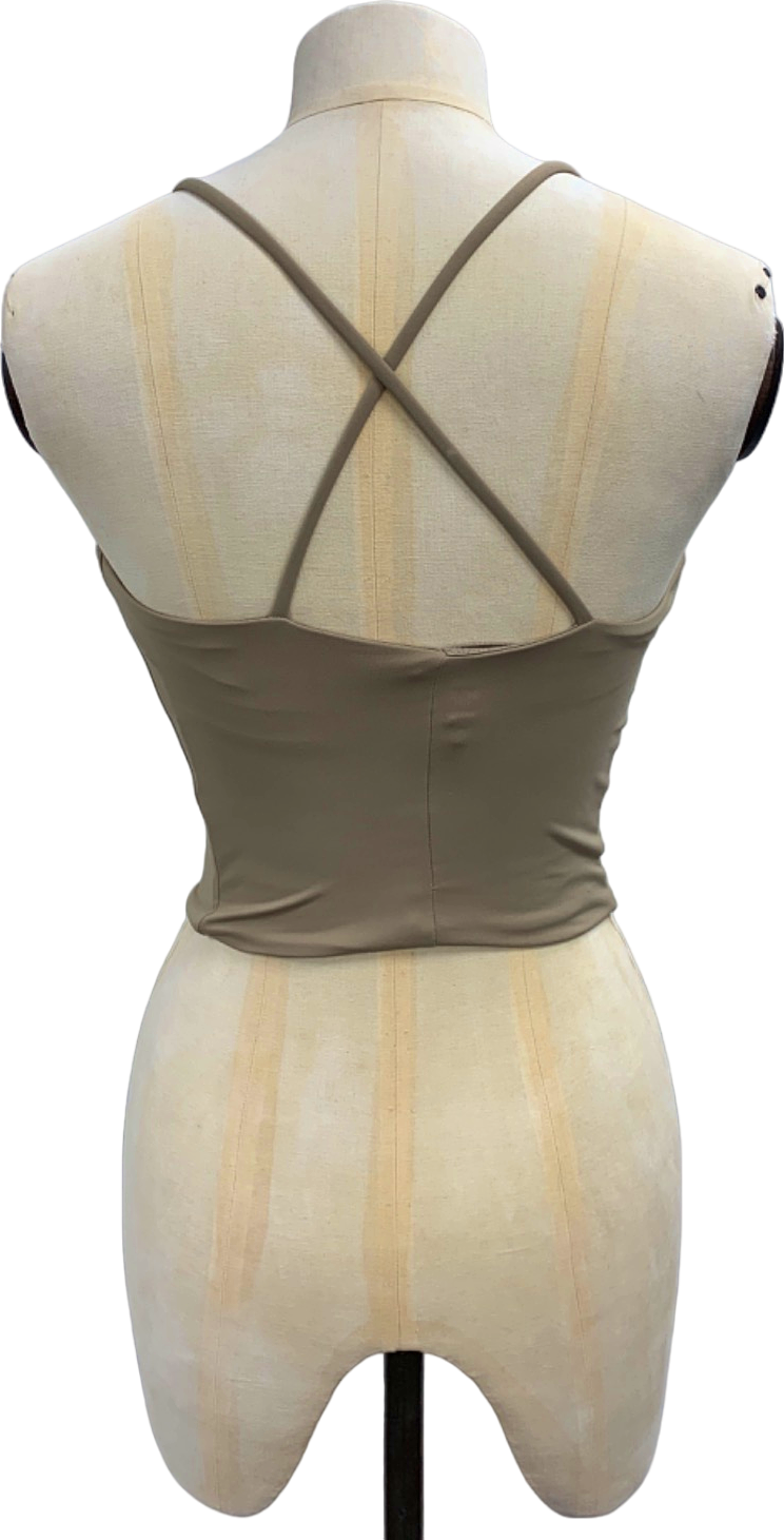 CSB Beige Freedom Strappy Top UK M