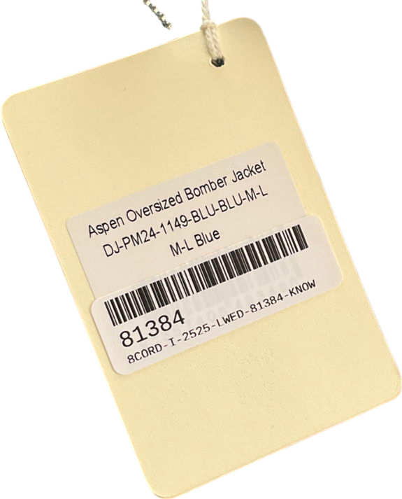 peppermayo Blue Aspen Oversized Bomber Jacket and shorts set  UK M/L