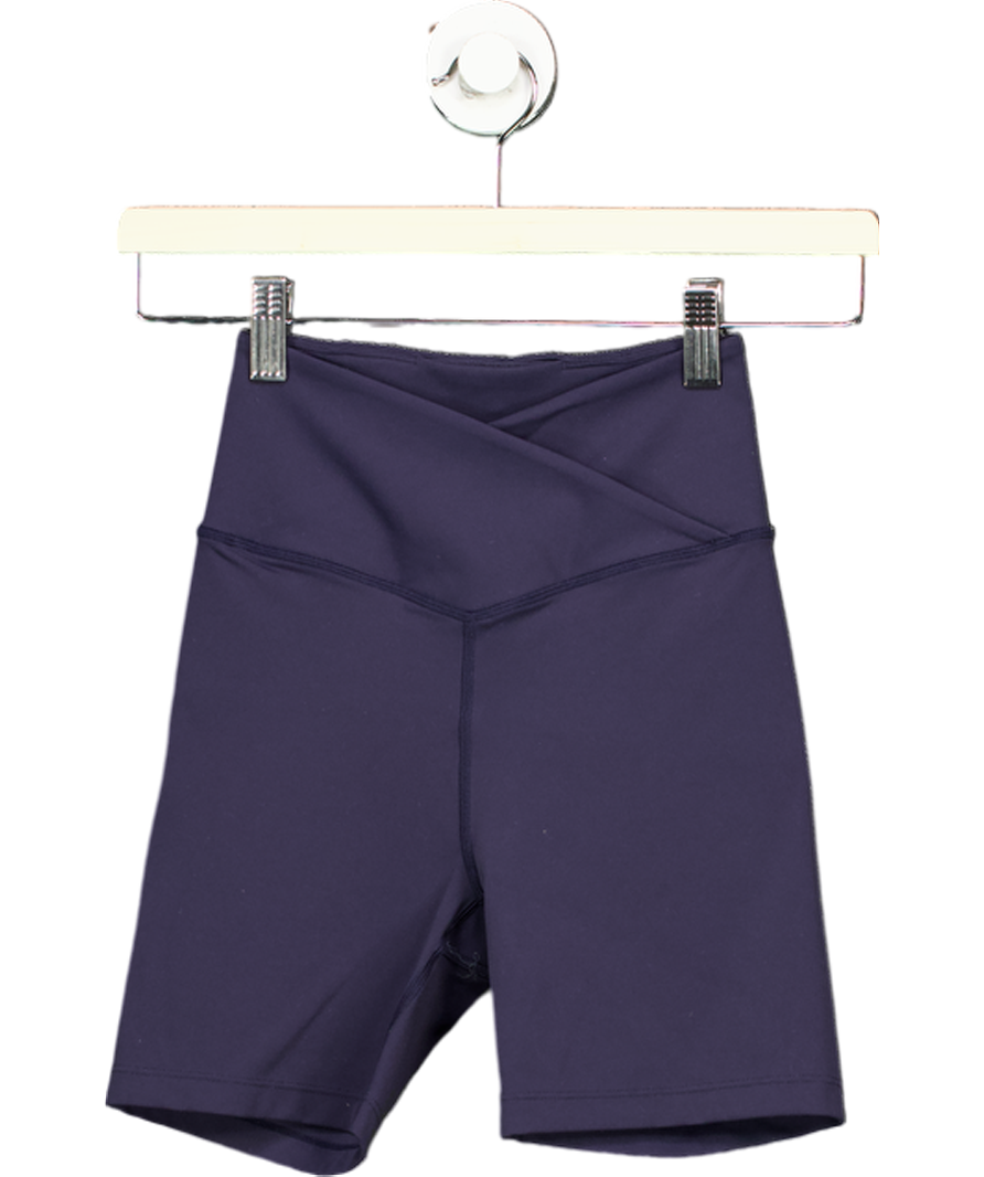 TALA Blue Dayflex Wrap High Waisted Cycling Shorts UK XS