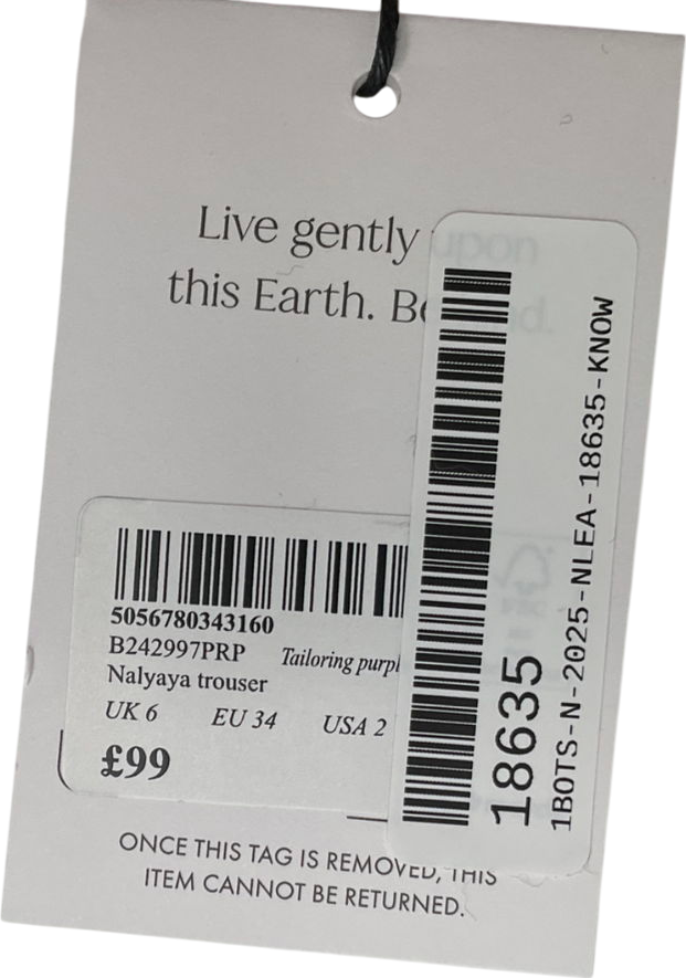 Nobody's Child Red Nalyaya Trouser UK 6