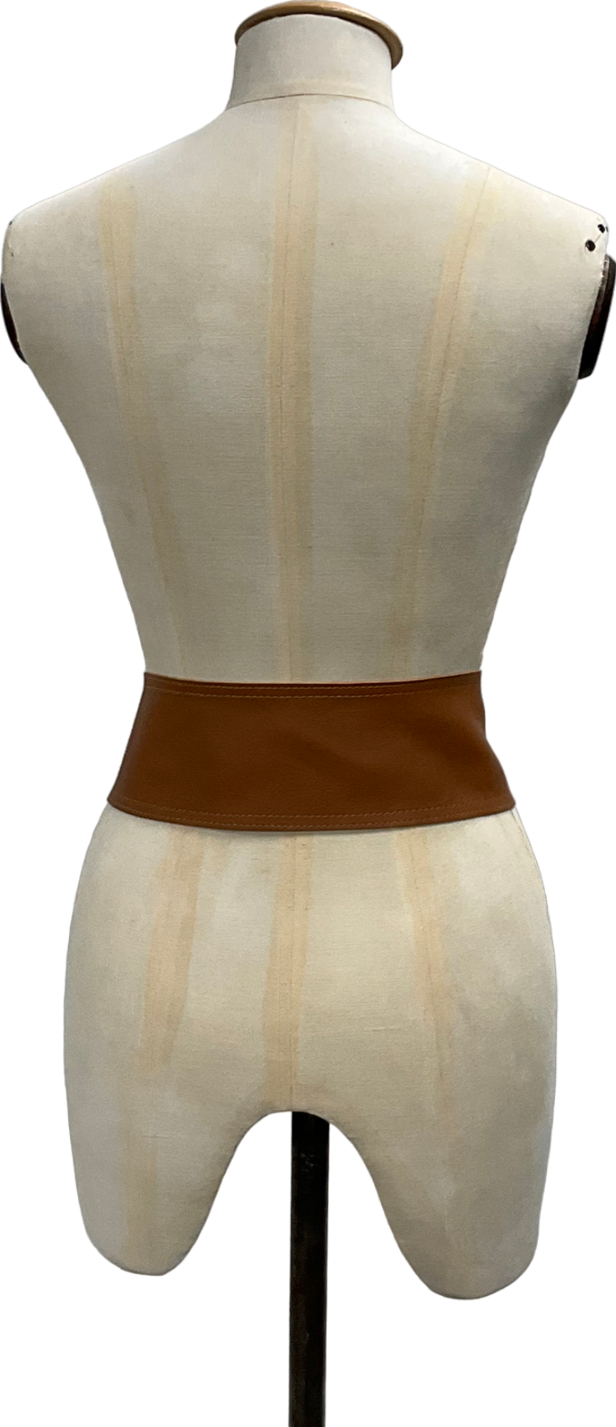 suncoo Brown Ceinture Ankara Belt One Size