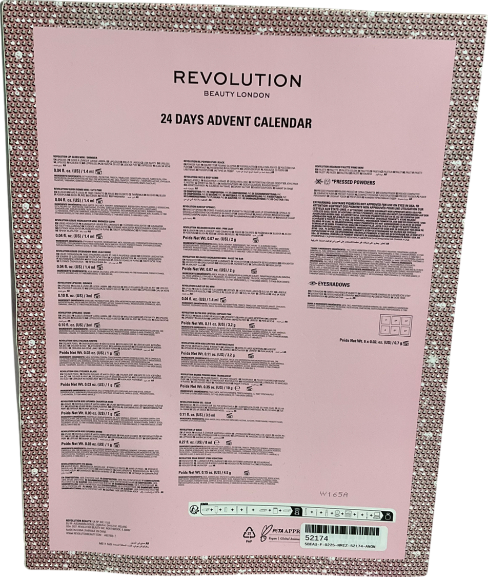 Revolution Pink Beauty Advent Calendar No Size