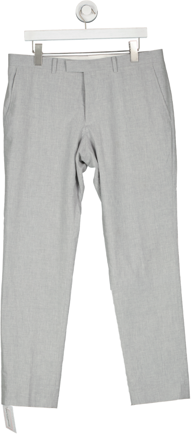 Moss Bros Grey Fleck Trousers W34