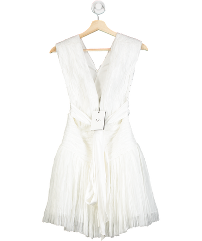 Aje White Escapist Mini Dress UK 8