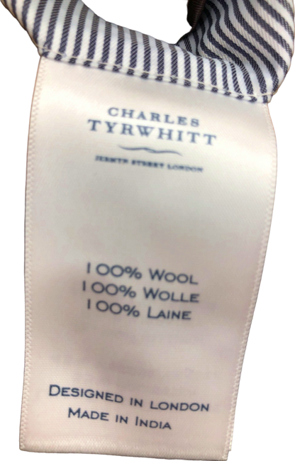 Charles Tyrwhitt Camel Pure Wool Overcoat 36R UK