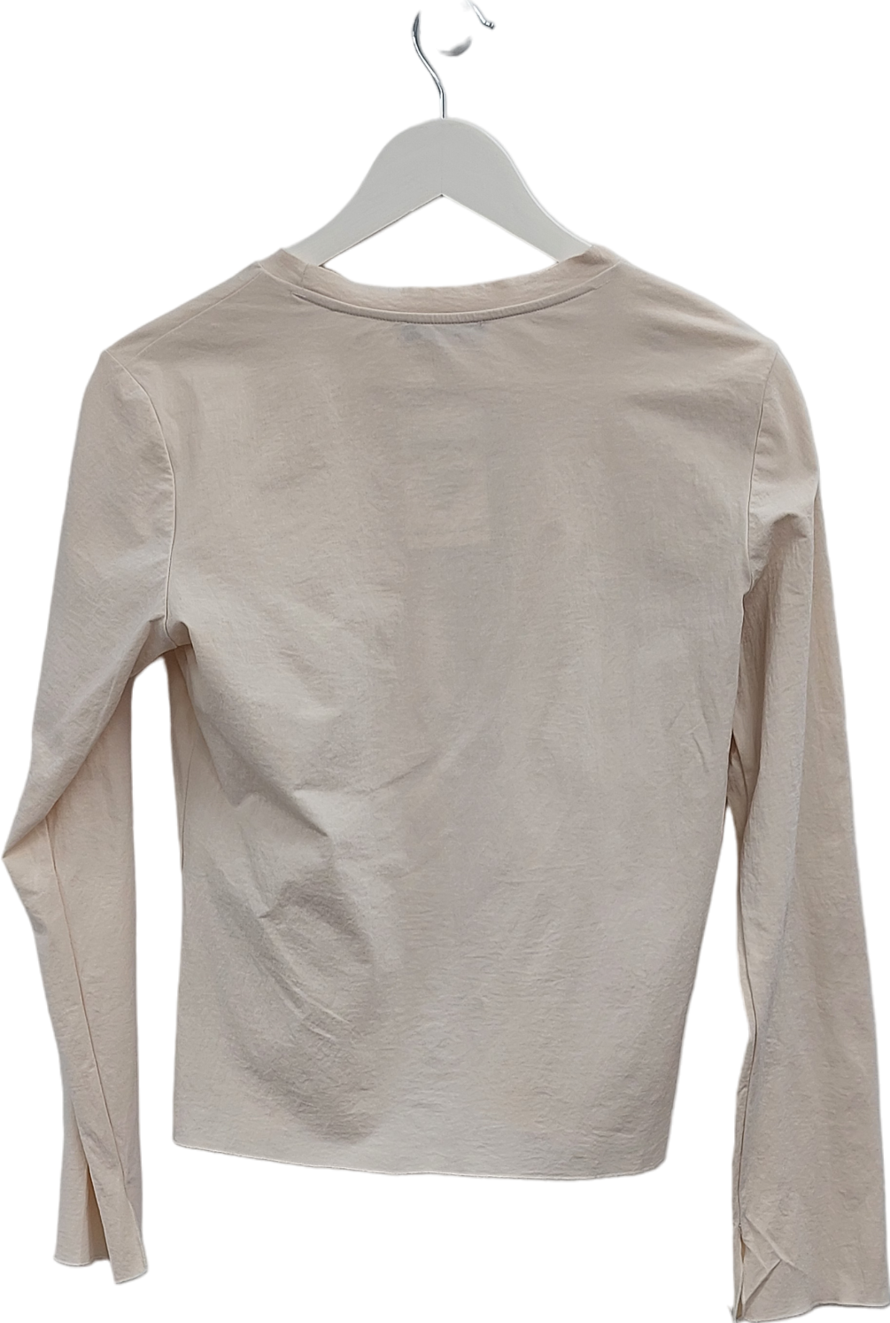 ZARA Beige Long Sleeve Top UK M