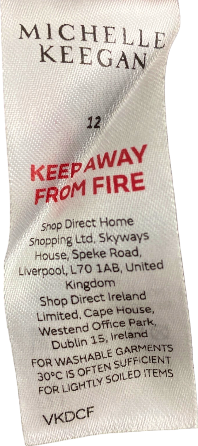 Michelle Keegan Grey Cut Out Sweater UK Size 12