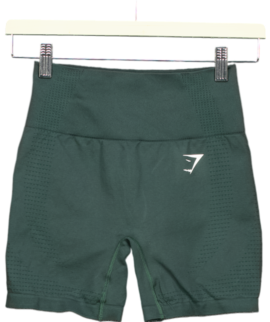 gymshark Green Vital Seamless Shorts UK S