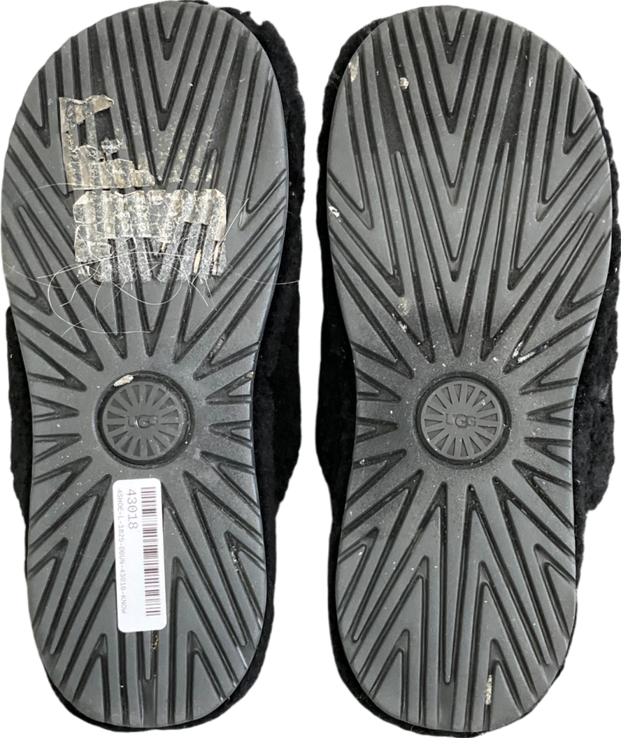 UGG Black Fluff Slides UK 7 EU 40 👠