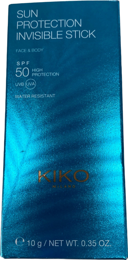 Kiko Milano Sun Protection Invisible Stick SPF 50 10g