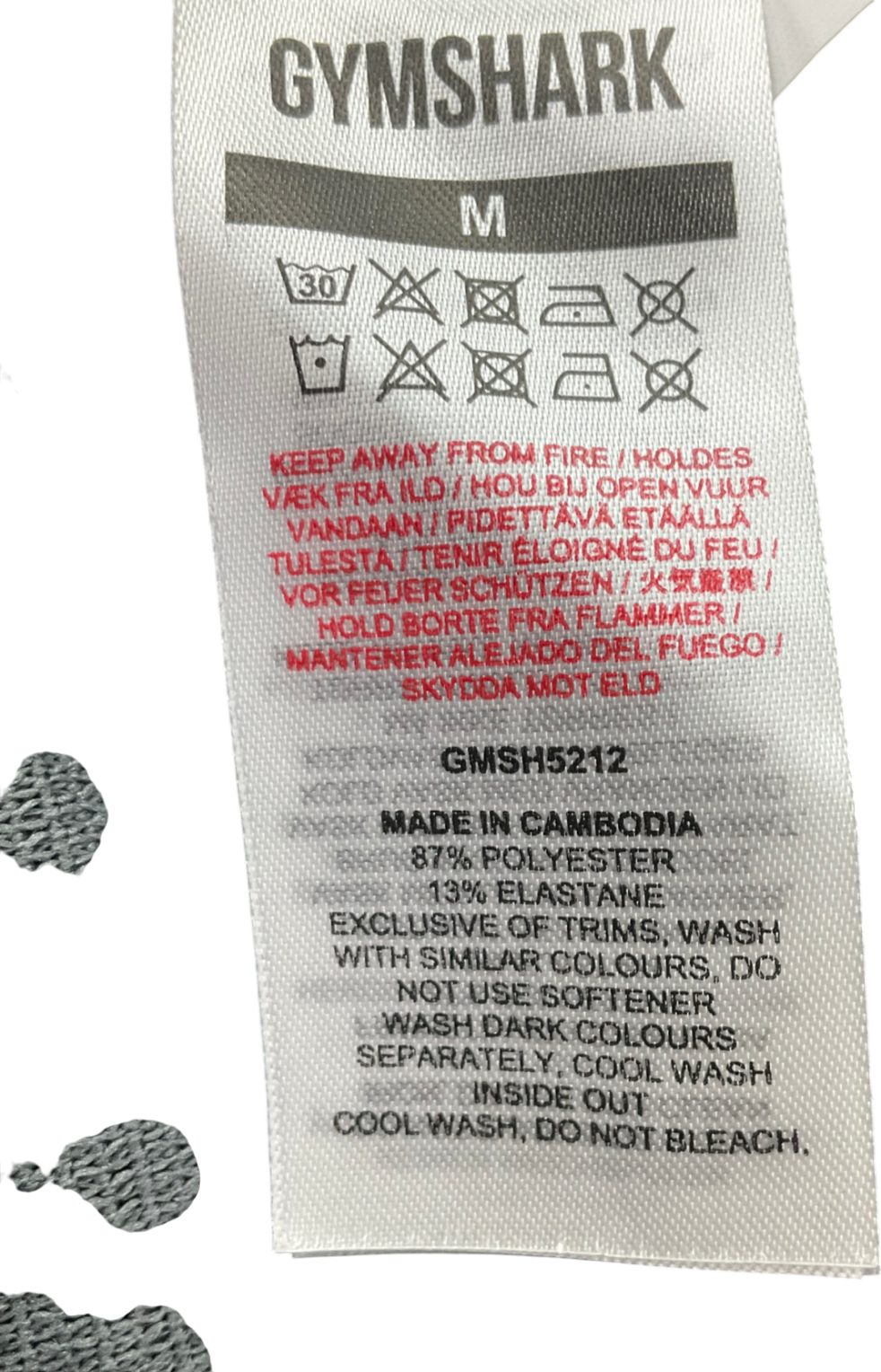 gymshark Black Running Shorts UK M