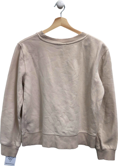 Zara Beige Casual Sweatshirt UK M