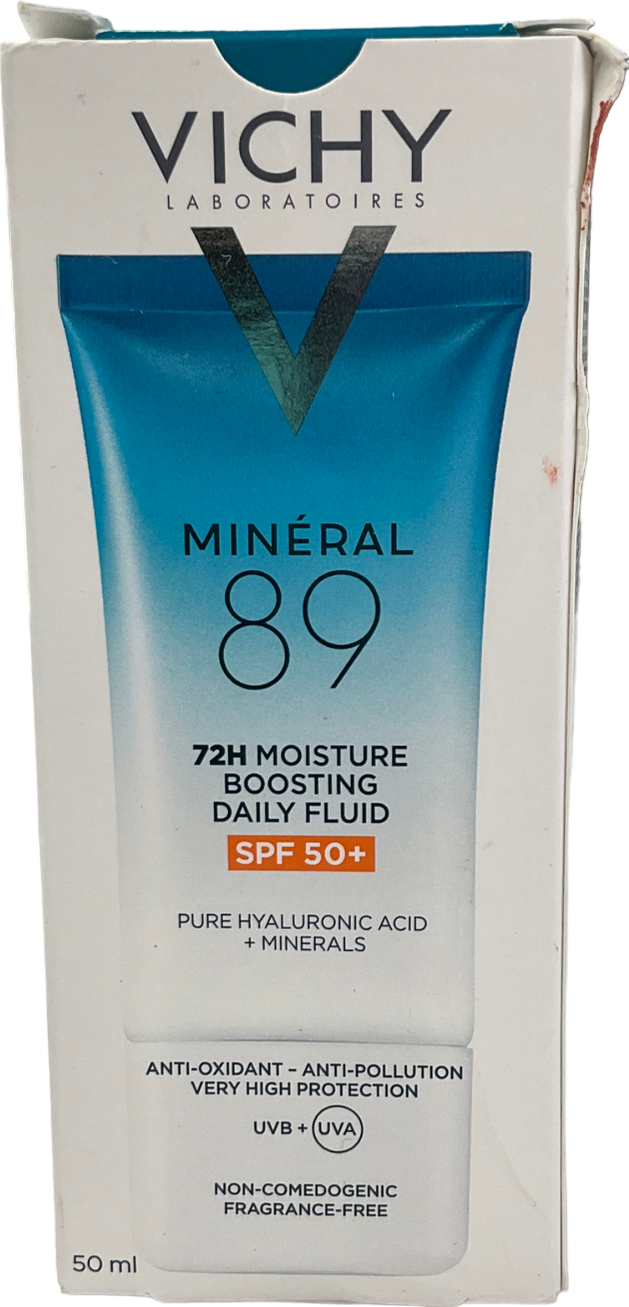 vinchy Mineral 89 72h Moisture Boosting Daily Fluid Spf50+, Hyaluronic Acid 50ml