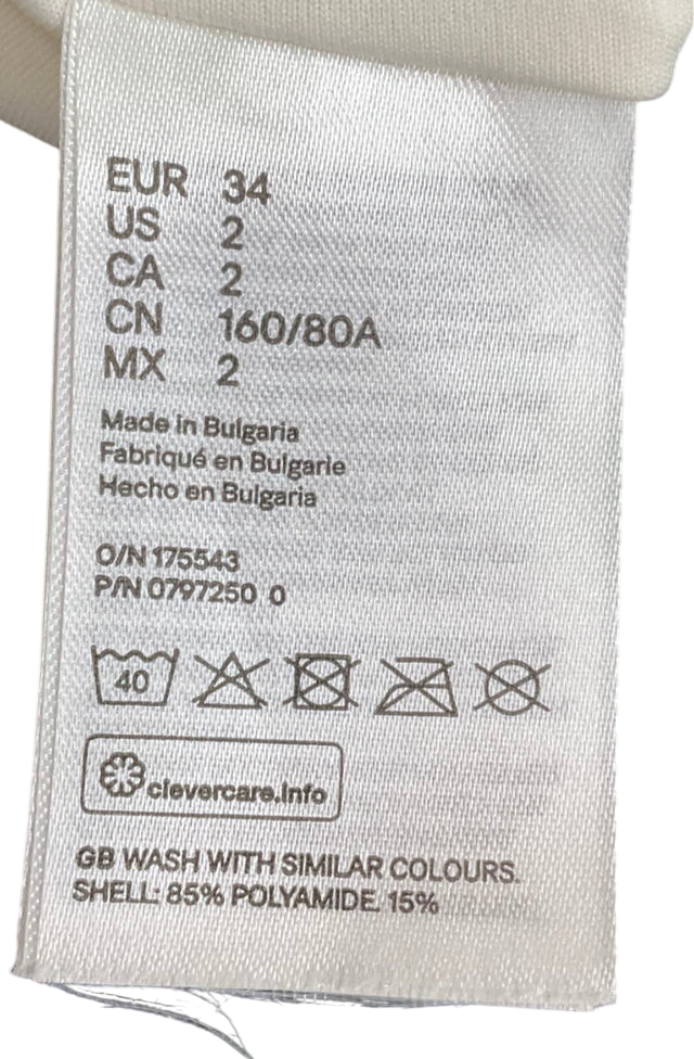 H&M Yellow Lemon Print Swimsuit UK 6