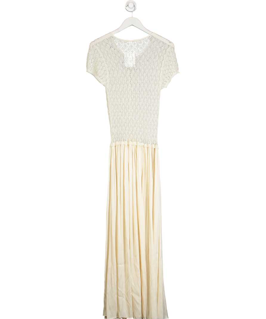 BEC+ BRIDGE Cream Breeze Maxi Dress - Maxi Dress - Ivory UK M