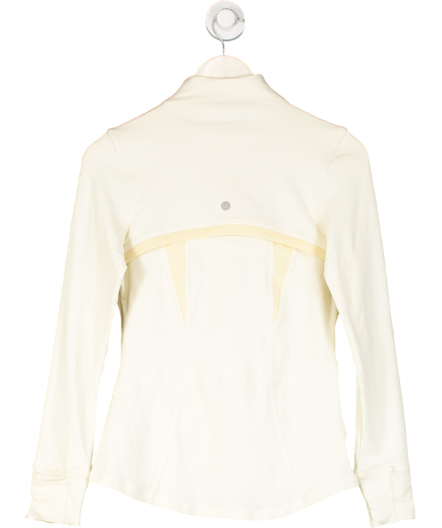 QUEENIEKE Cream Zip Running Jacket UK XS