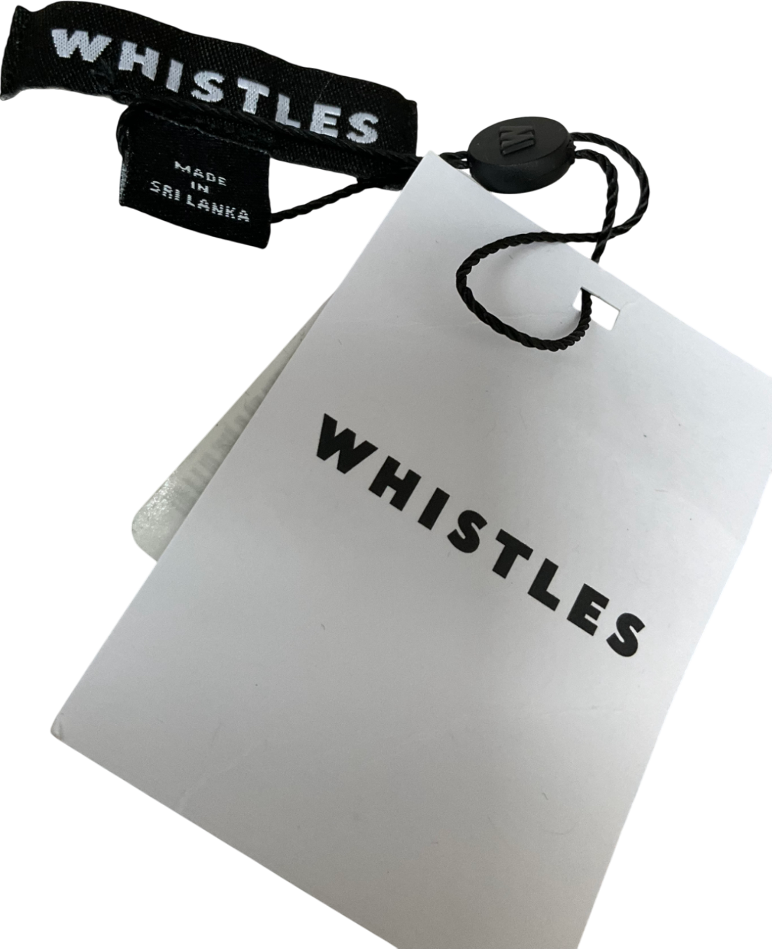 Whistles Beige Bella Linen Wrap Jumpsuit UK 14